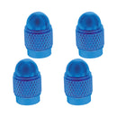 VALVE CAP SET 4PC blauw
