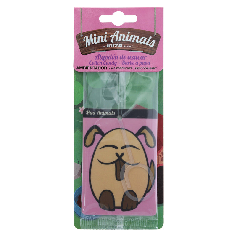 Mini Animals in de vorm hond met de geur candy floss