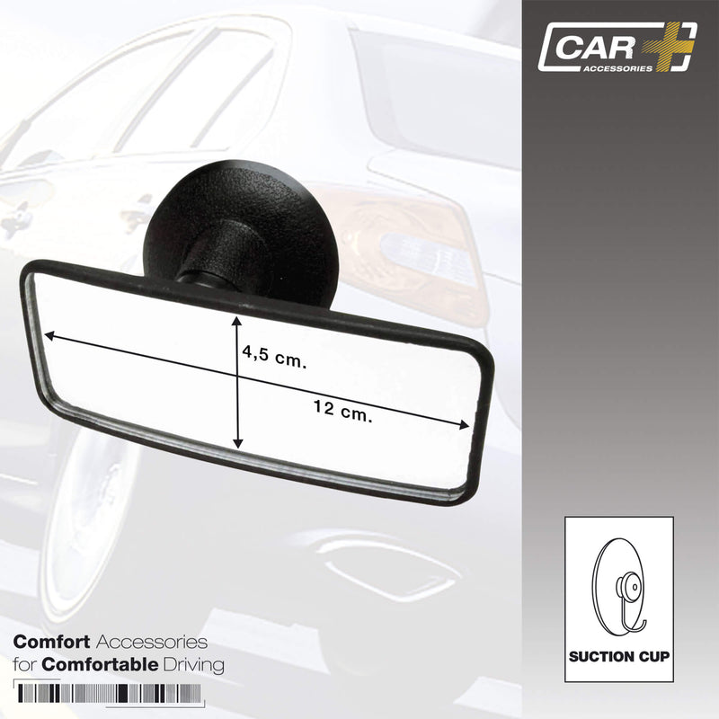 Achteruitkijkspiegel met zuignap 120x45mm
