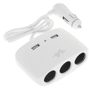 Universele splitter 12V met USB aansluiting - witComp