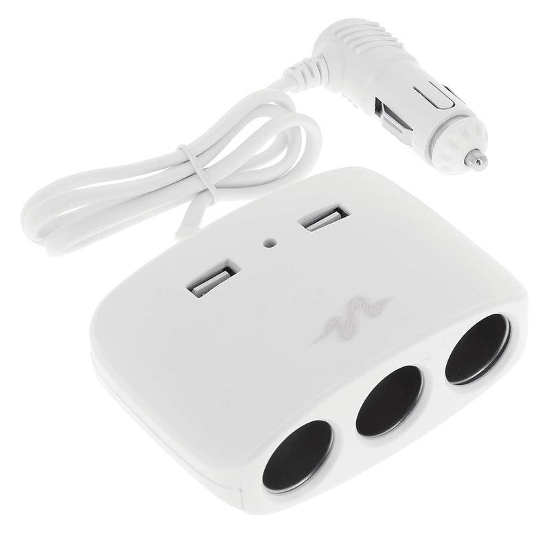 Universele splitter 12V met USB aansluiting - witComp