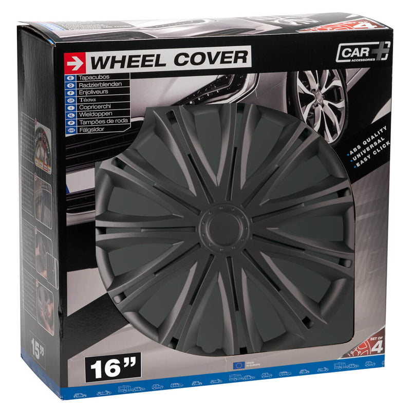 Wieldoppen 16 inch Alabama zwart