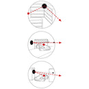 Dodehoekspiegel voor buiten 40cm doorsnede