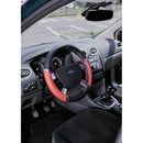 Auto stuurhoes zwart / rood -speed-
