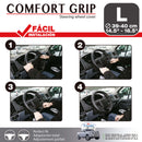 Auto stuurhoes Comfort Grip zwart 38.5-40.5cm