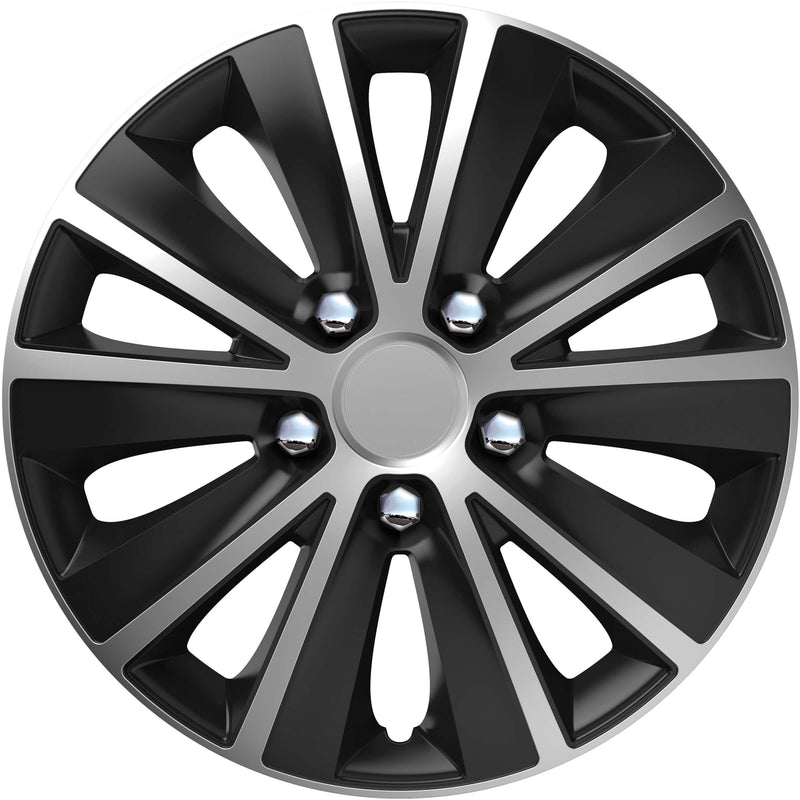 Wieldoppen 16 inch Nebraska zilver zwart
