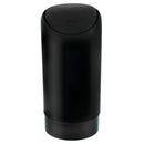 Siliconen auto afvalbak met deksel - 15cm - zwart