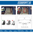 Laterale hoofdsteun zwart