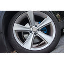 Siliconen wielmoerdoppen - zwart - 19mm set 20 stuks