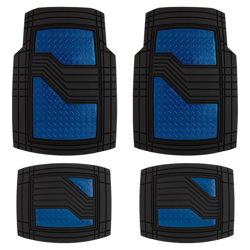 Ultimate Vloermat 70x50 Blauw 4 St