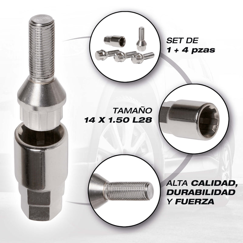 Slotbouten set -Type F- 14x15 L28