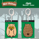 Mini Animals in de vorm uil met de geur appel