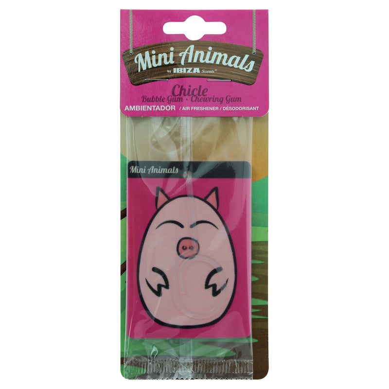 Mini Animals in de vorm varken met de geur bubble gum
