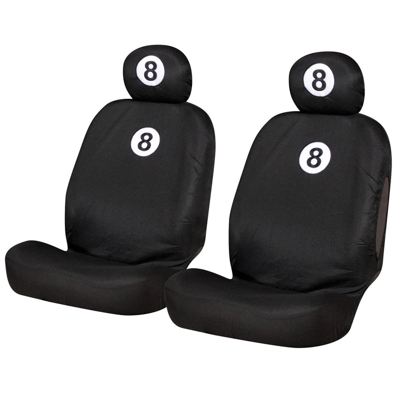 Stoelhoezen Set 8-Ball 4 Stuks