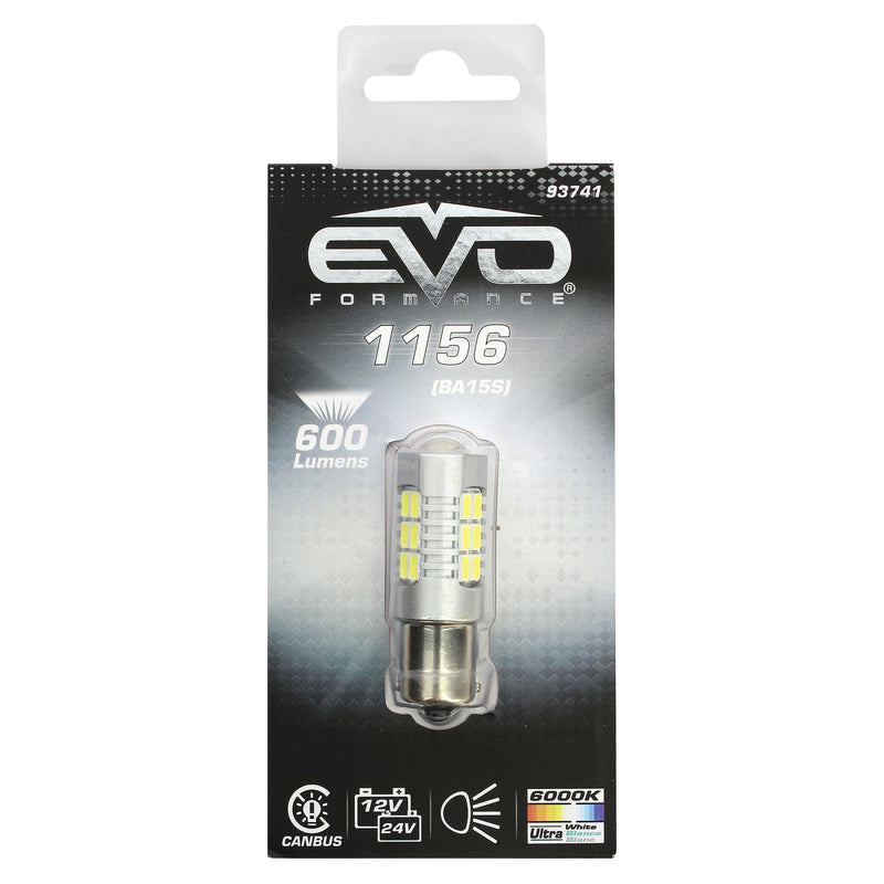 LED lamp Canbus ELITE 600LM 12/24V BA15S P21W WIT 1ST