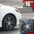 Wieldoppen 16 inch Nebraska zilver zwart