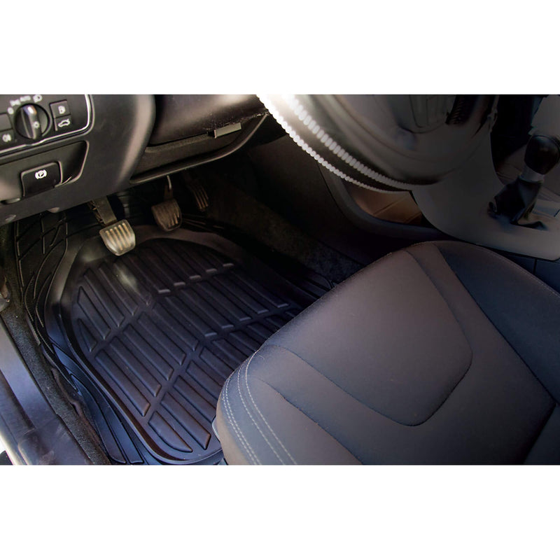 Deep dish rubber automat beige 3st