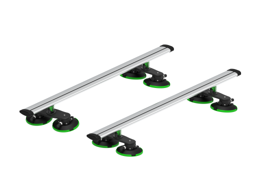 Tree Frog Pro Crossbar Rack 8 Vacuum cups Zilver