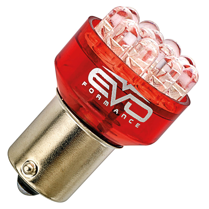 LED Remlicht 12 lichtpunten (BA 15S) rood