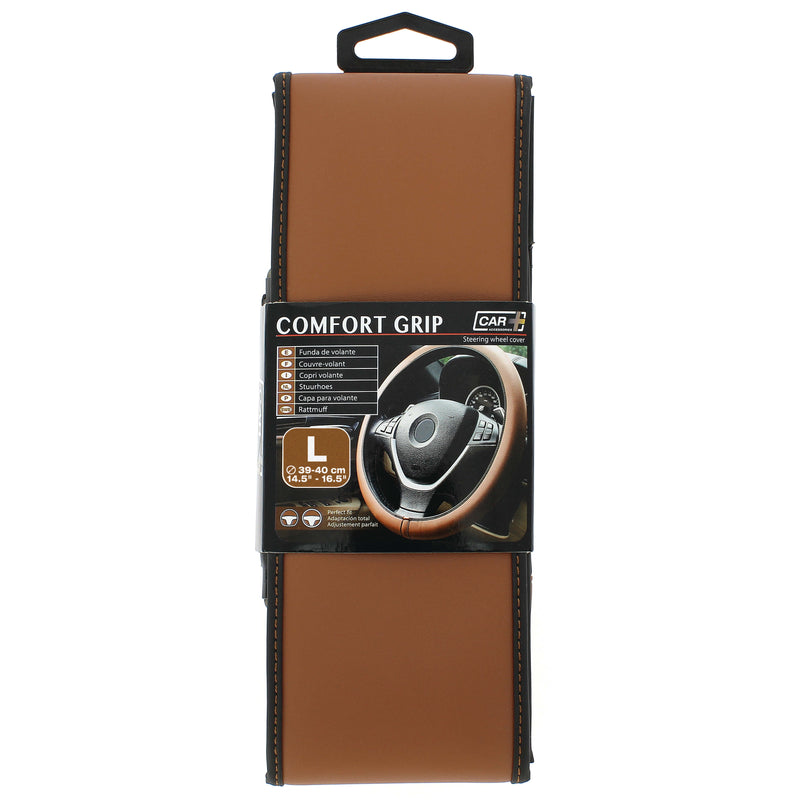 Auto stuurhoes Comfort Grip Bruin 38.5-40.5cm