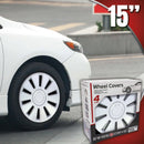 Wieldoppen 15" Vermont Zilver