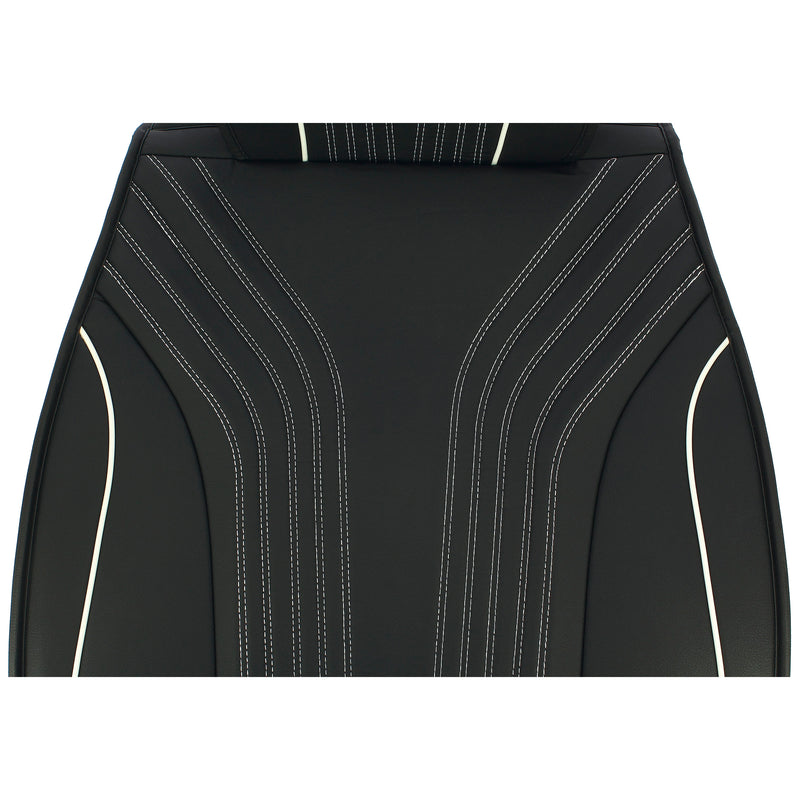 Stoelhoes "Prestige" Zwart/Wit Afwerking