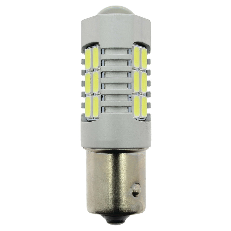 LED lamp Canbus ELITE 600LM 12/24V BA15S P21W WIT 1ST