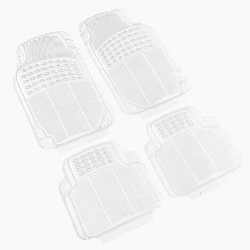 Mattenset rubber -continental- transparant 4st