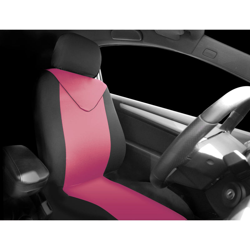 Auto stoelhoes Unicorn Roze - zwart voor 1stoel