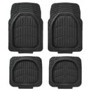 Deep dish rubber automat zwart 4st