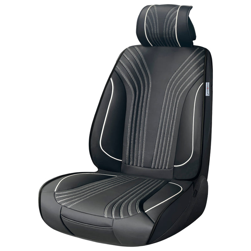 Stoelhoes "Prestige" Zwart/Wit Afwerking