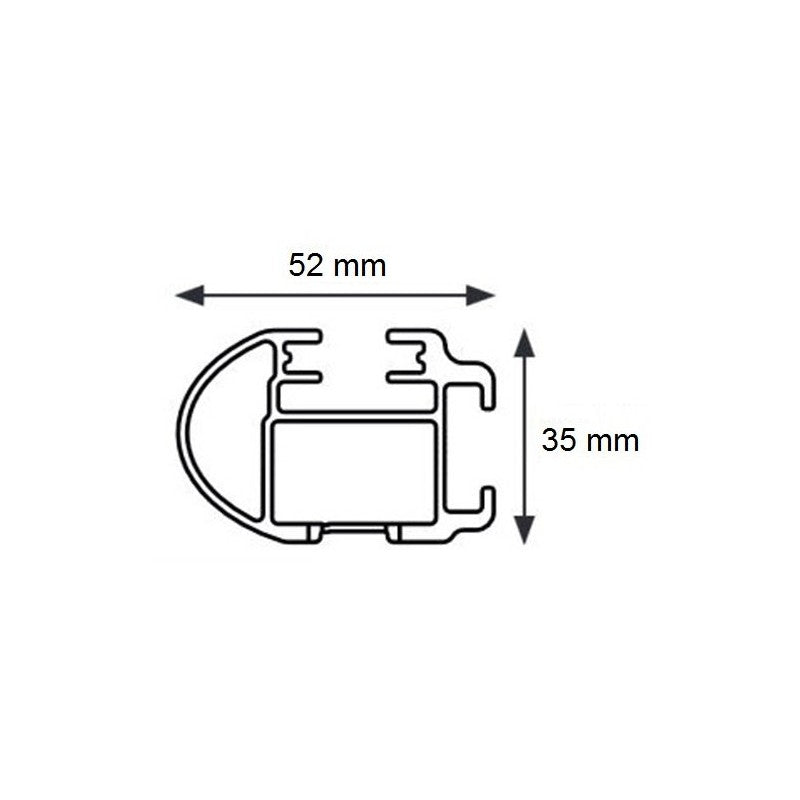 Cruz Cargo Aluminium Zwart geschikt voor Opel Vivaro L1/H1 (2014-2019)-5