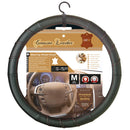 Funda Volante Race Sport stuurwiel hoes zwart rode stiksel