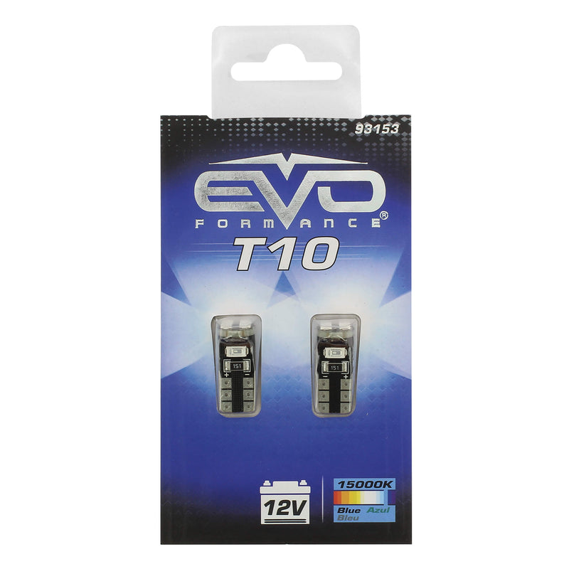 T10 4 LED lamp blauw