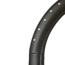 Auto Stuurhoes Leder zwart met diamant