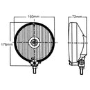 Verstralers Opbouw 160 x 72 mm Diameter