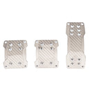 Carbon Pedaal 'Pads' Zilver