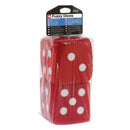 Dobbelstenen -Jumbo- 9x9cm rood