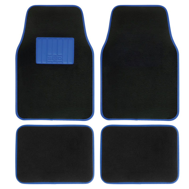 Mattenset Drive 4 St Blauw