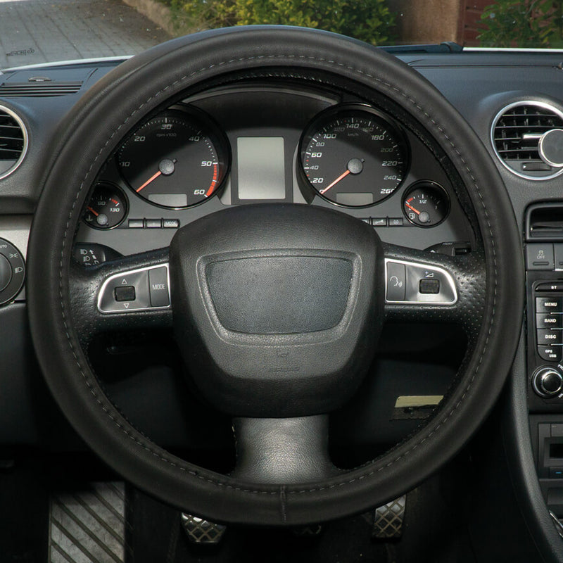 Stuurhoes type Slik zwart soft touch 37-39cm