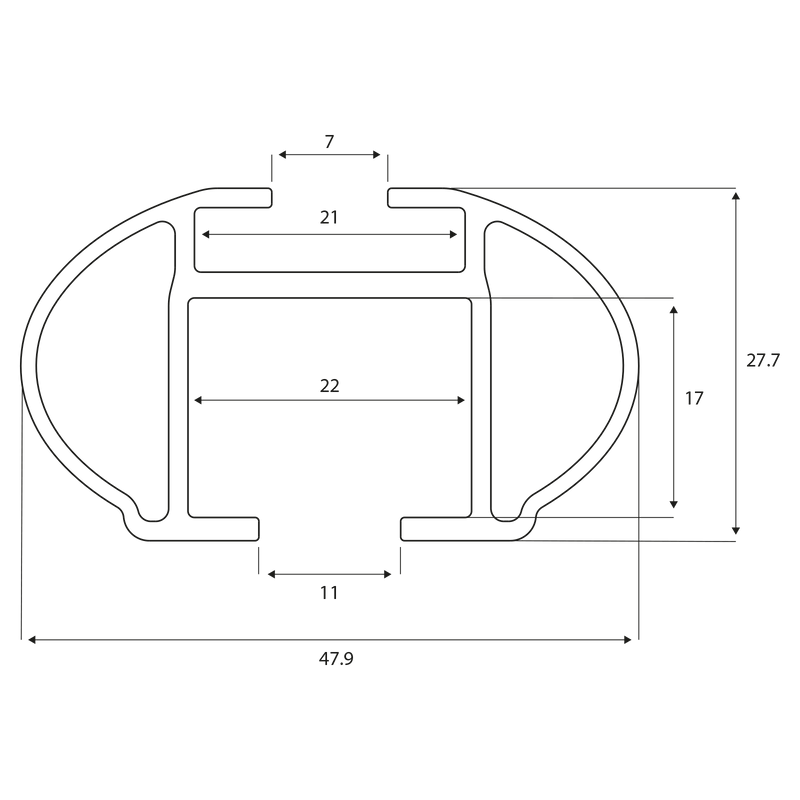 Menabo dakdrager Tiger geschikt voor Opel Astra (J) Sports Tourer (2010-2015)