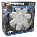 Wieldoppen 13 inch Indiana zilver