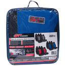 Auto stoelhoezen set Racesport zwart - blauw Type GT AZUL 10
