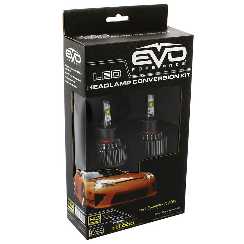 LED Koplamp Conversie Setje H3 6.000K
