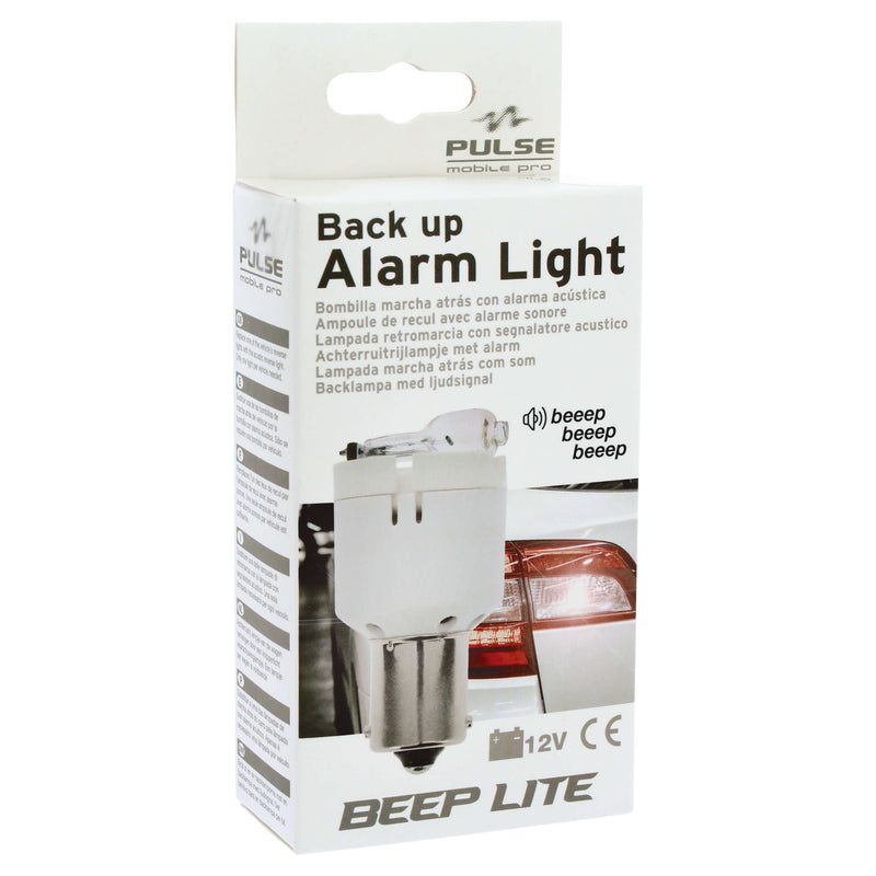 Achteruitrij lamp met piep geluid