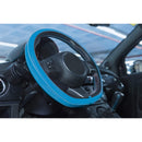 Stuurhoes auto universeel type Artisan Azur blauw met wit