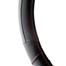 Funda Volante Race Sport stuurwiel hoes zwart rode stiksel