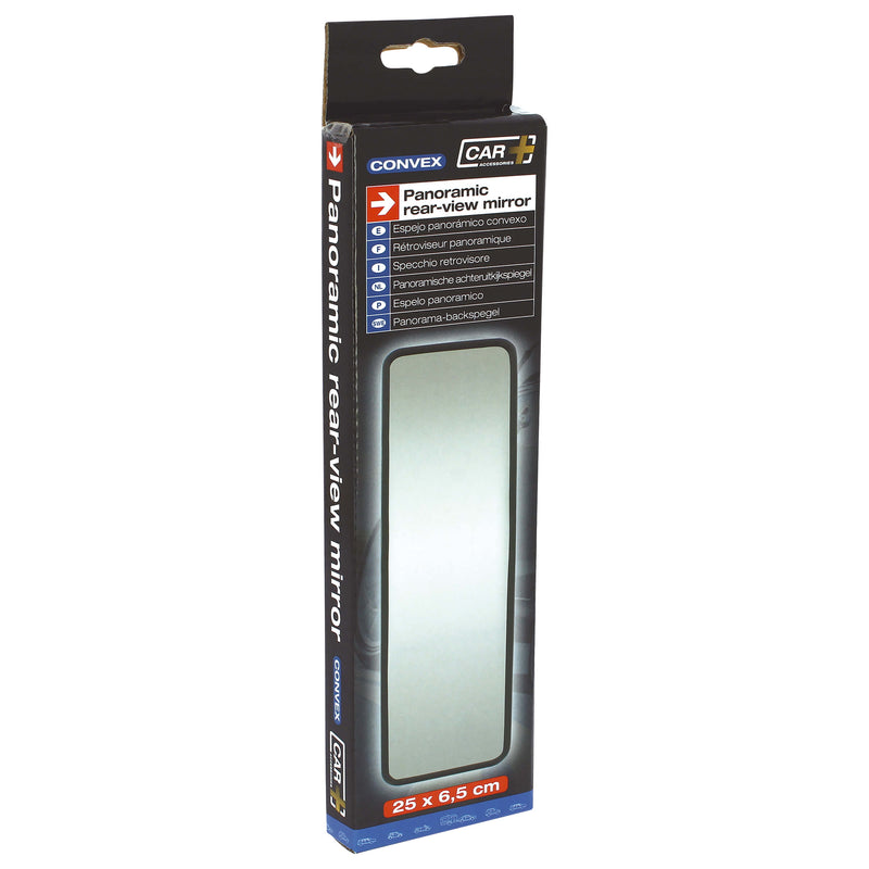 Vervangings spiegel 25x6,5cm met elastiek