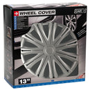 Wieldoppen 13 inch Alabama zilver