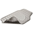 Mattensett -Alu look- zilver 4 stuks